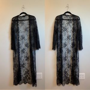 Lace duster